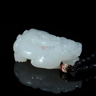 和田玉挂件 招财貔貅