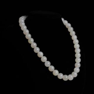 🌫️锁骨间的"朦胧诗"!【12mm烟紫和田玉】项链,独树一帜的清冷浪
